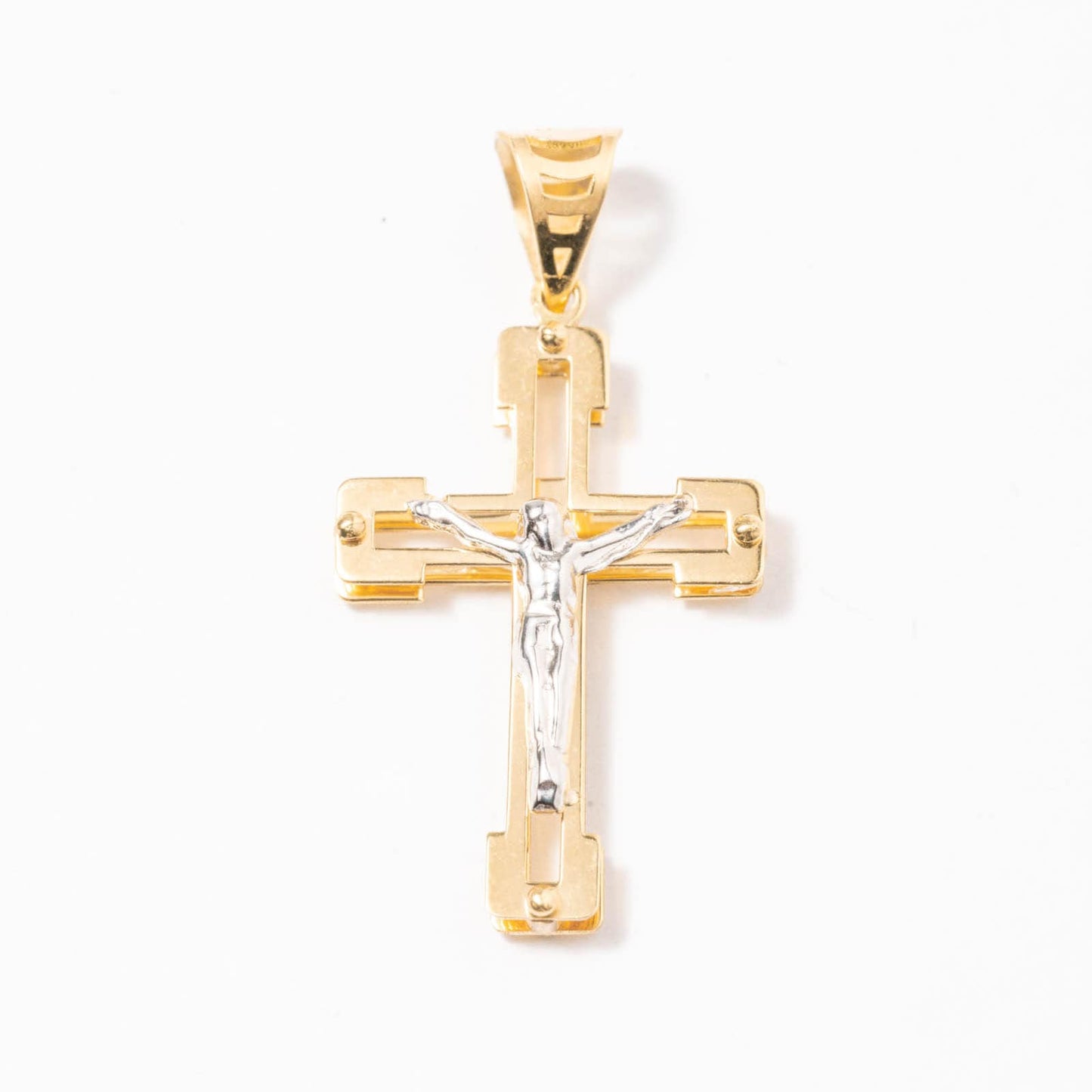 Cruz Oro bicolor 2 dimensiones