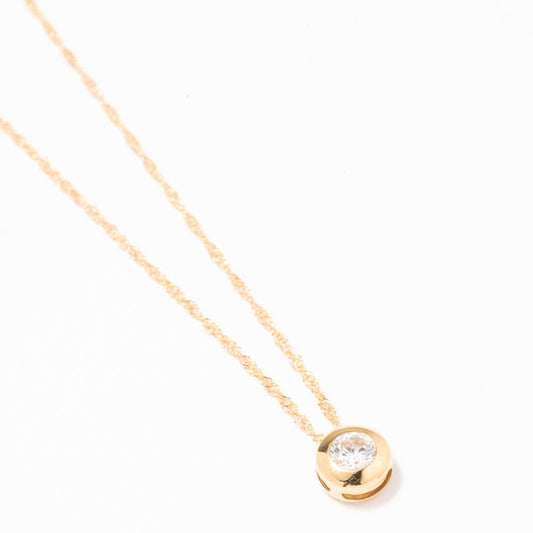 Gargantilla Oro punto de luz