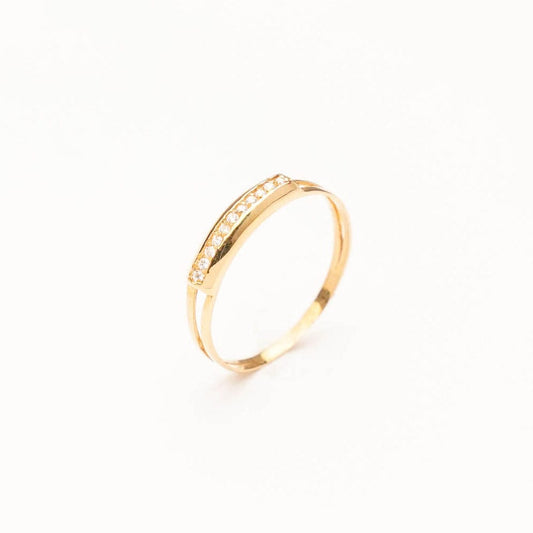 Sortija Oro zirconitas