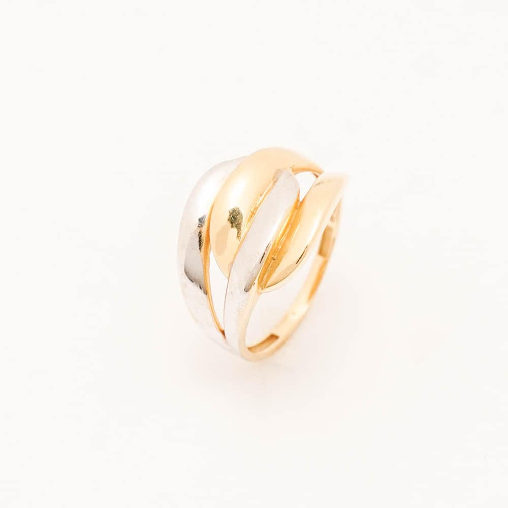 Sortija Oro y Oro blanco