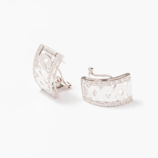 Pendientes Oro blanco diseño