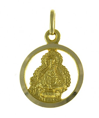 Medalla Virgen de la Cabeza – 18mm (Calada)