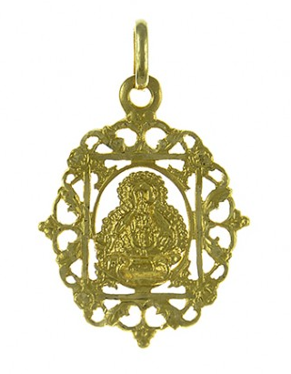 Medalla Virgen de la Cabeza Jaula Grande