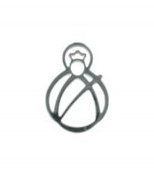 pin silueta moderna Virgen de la Cabeza