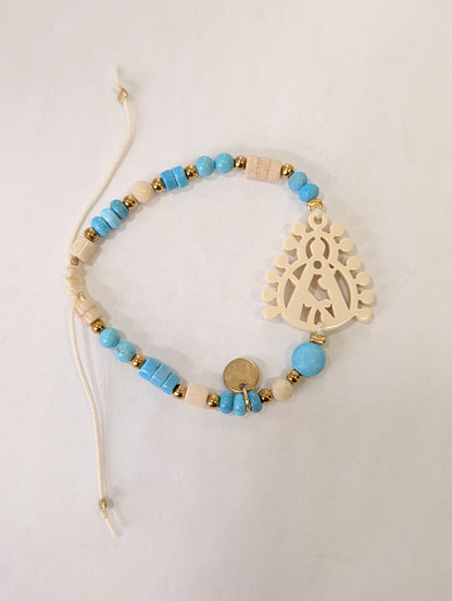 Pulsera color Virgen de la Cabeza